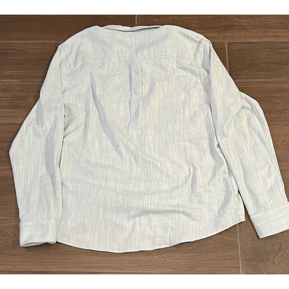 Marine Layer Men's Shirt XL Blue Stretch Selvage Soft Sustainable - Picture 7 of 7
